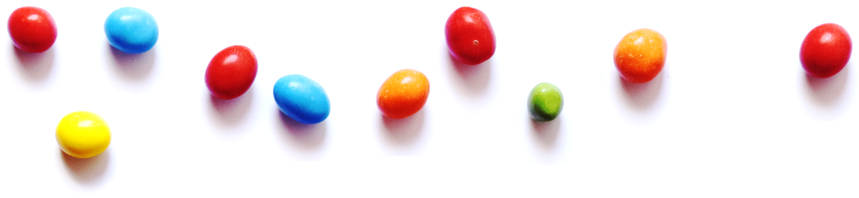 colored peanuts